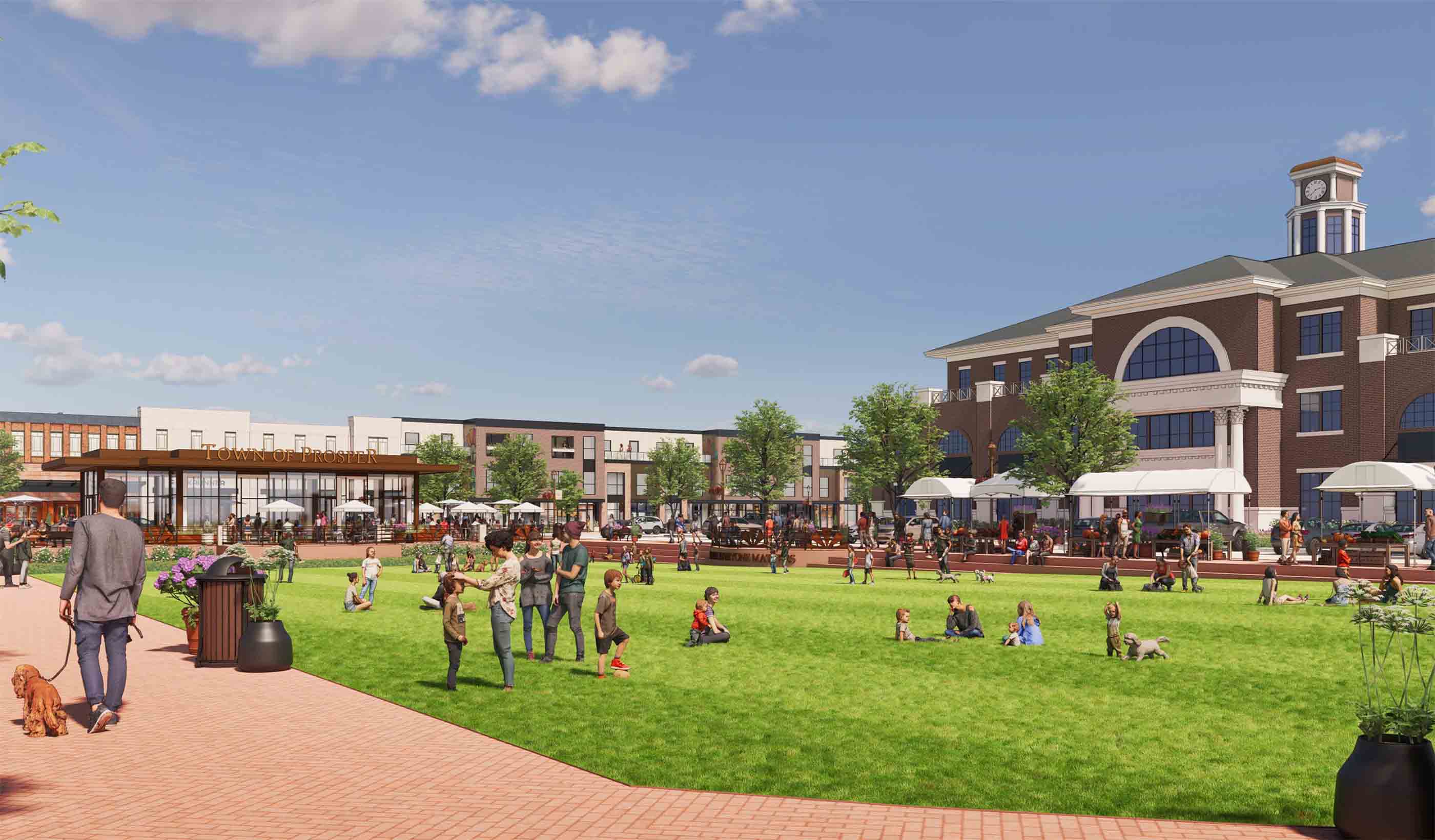 Artificial turf installation in Prosper, TX